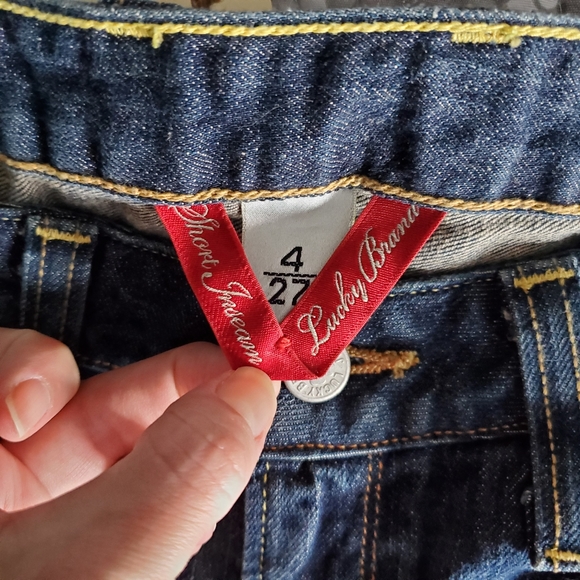 Lucky Brand Lola Straight Denim Jean's Size 27 NEW - Picture 5 of 11